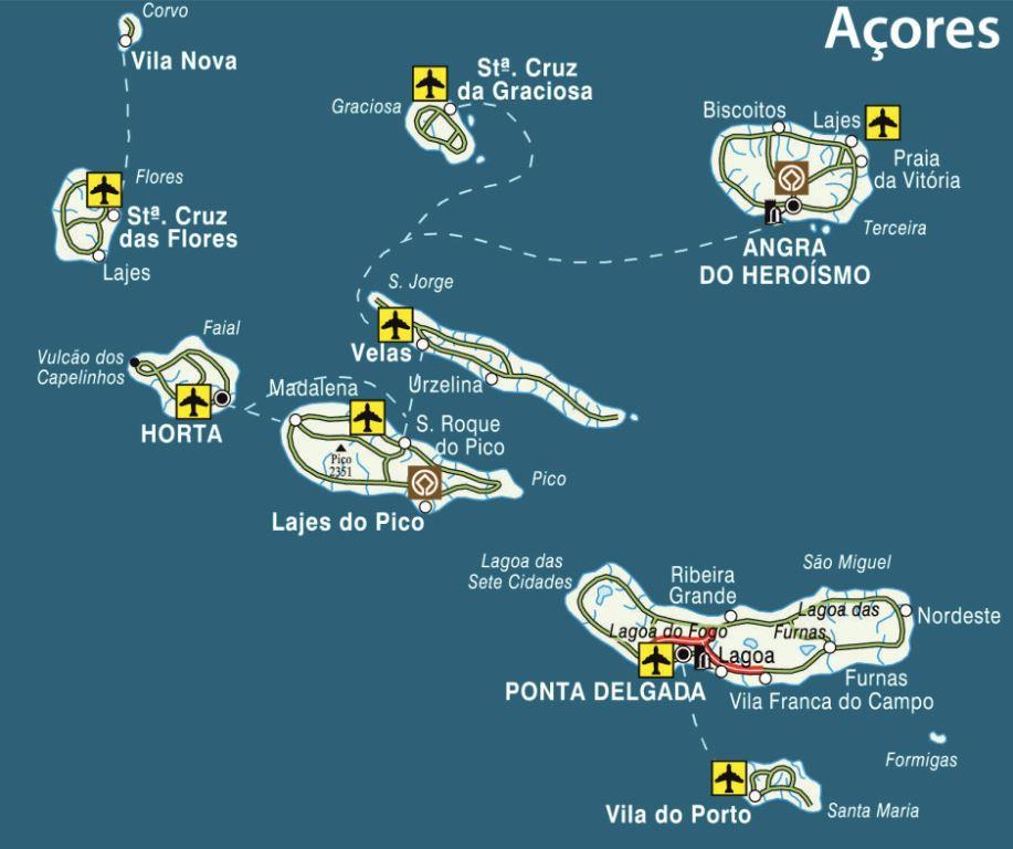 El archipiélago de las Azores