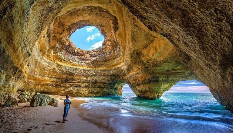 SEE ROCK CAVES BY BOAT DEPARTING FROM VILAMOURA